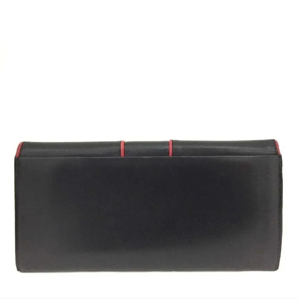 GIVENCHY Logo Leather Long Bifold Wallet/1J6673